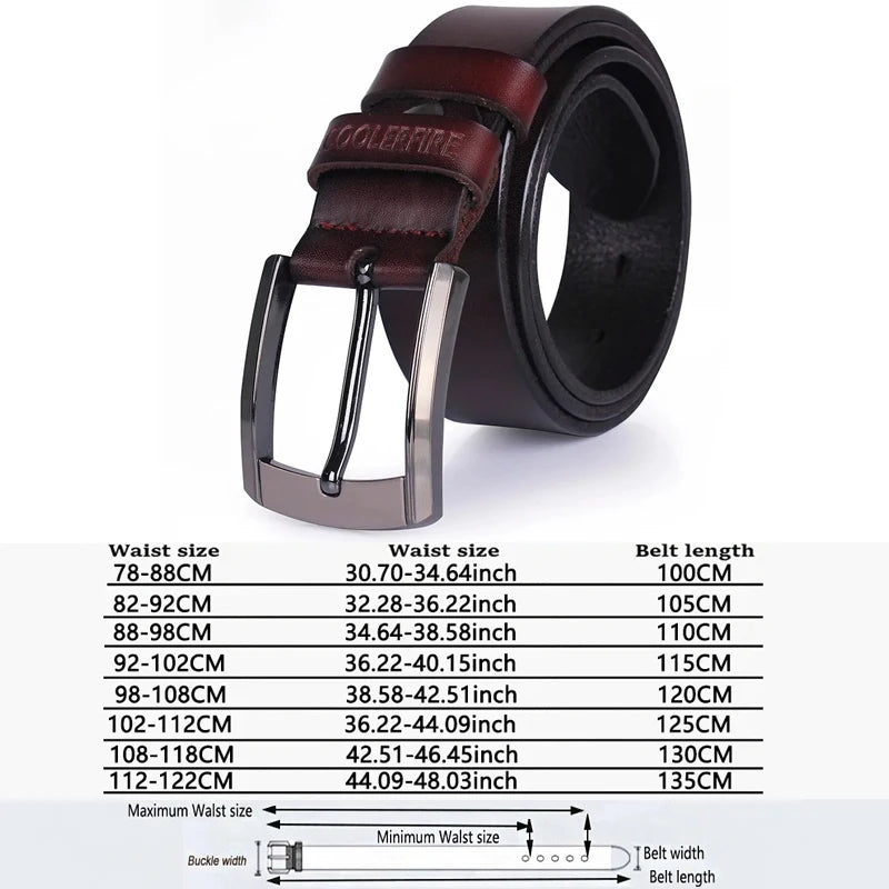 Men's Classic Leather Belt