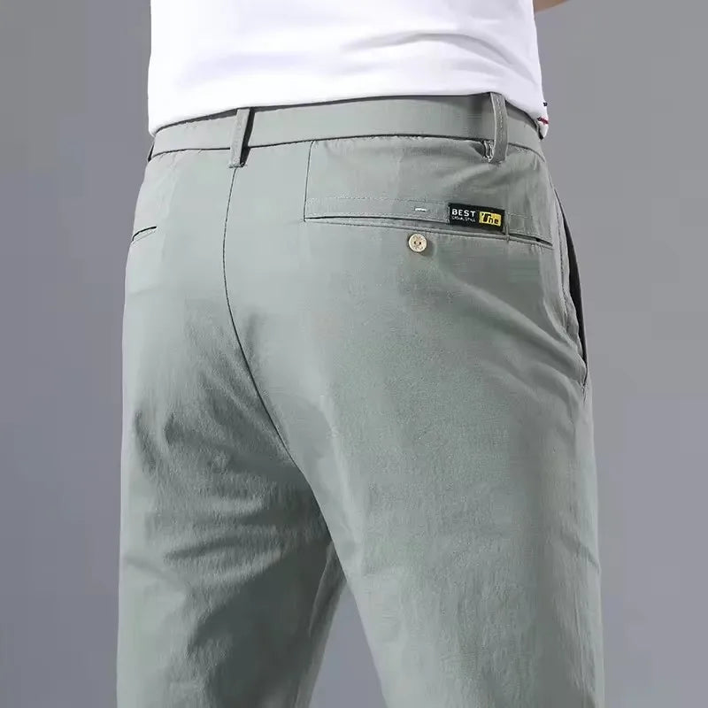 Men's Slim Fit Casual Trousers