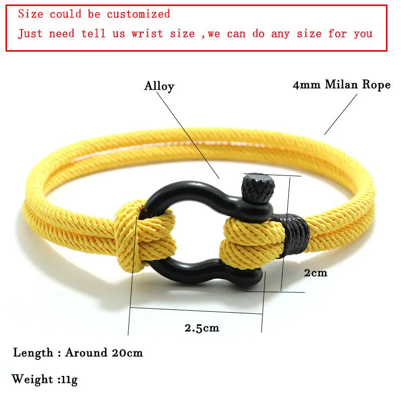 Men's Nautical Rope Bracelet