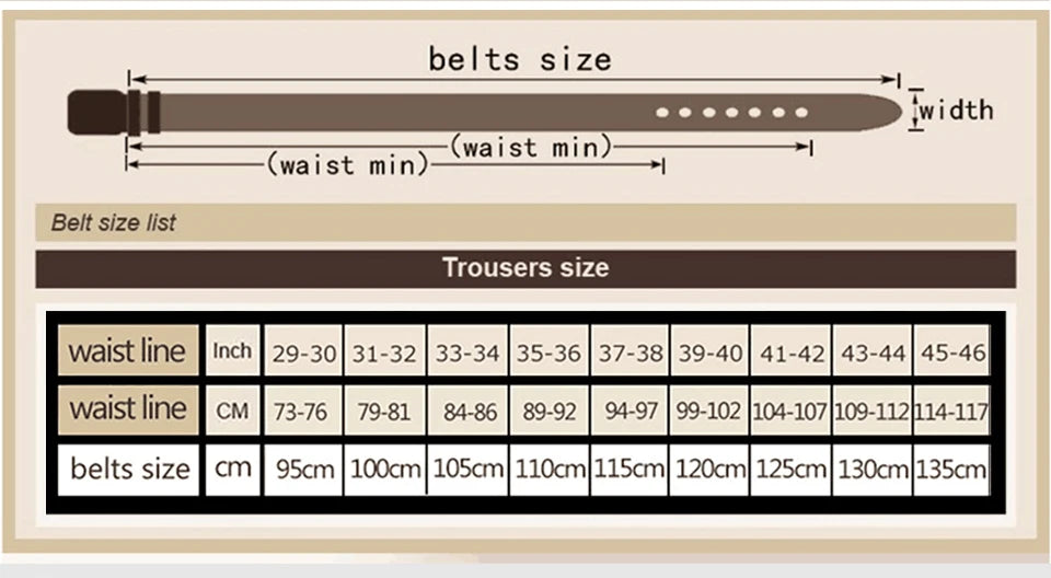 Men's Classic Leather Belt