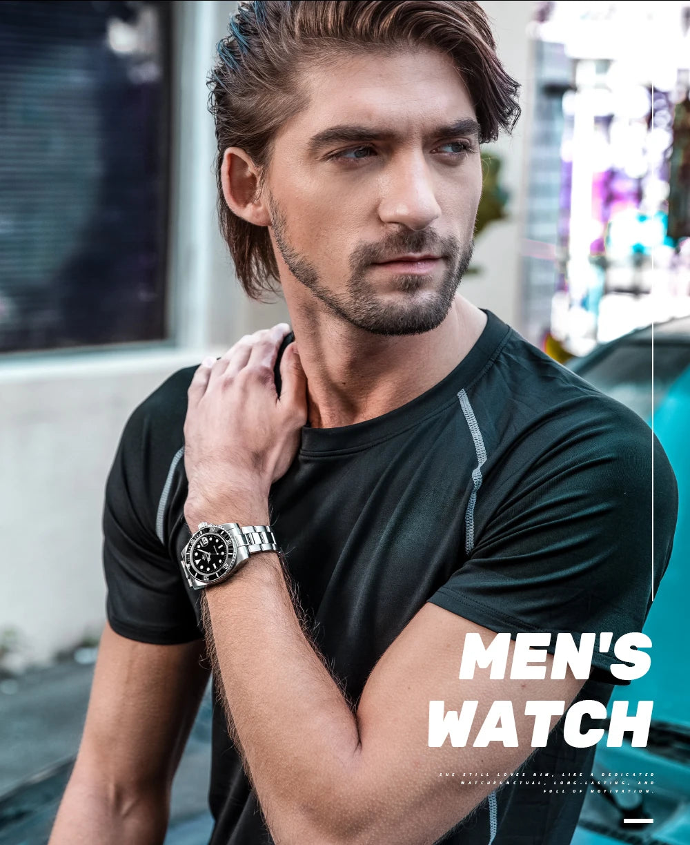 men's extravagant wristwatch