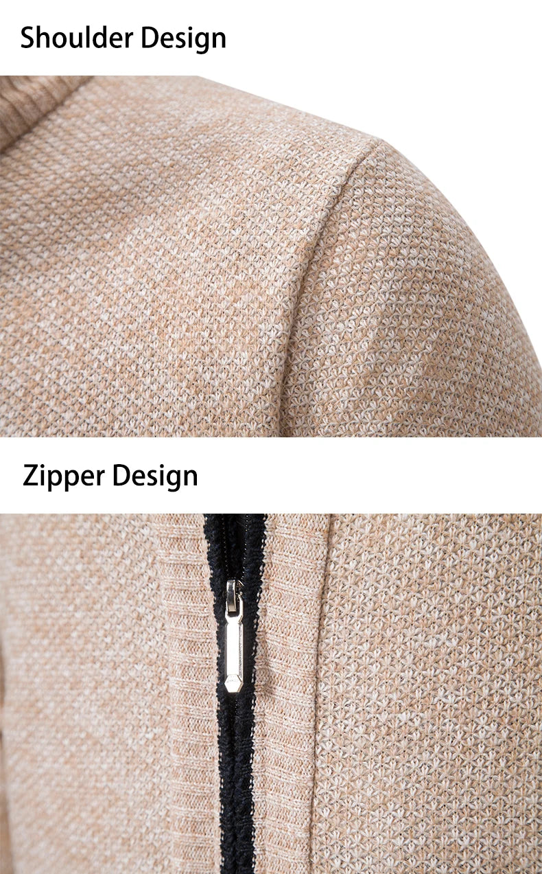 Men's Zip Knit Cardigan