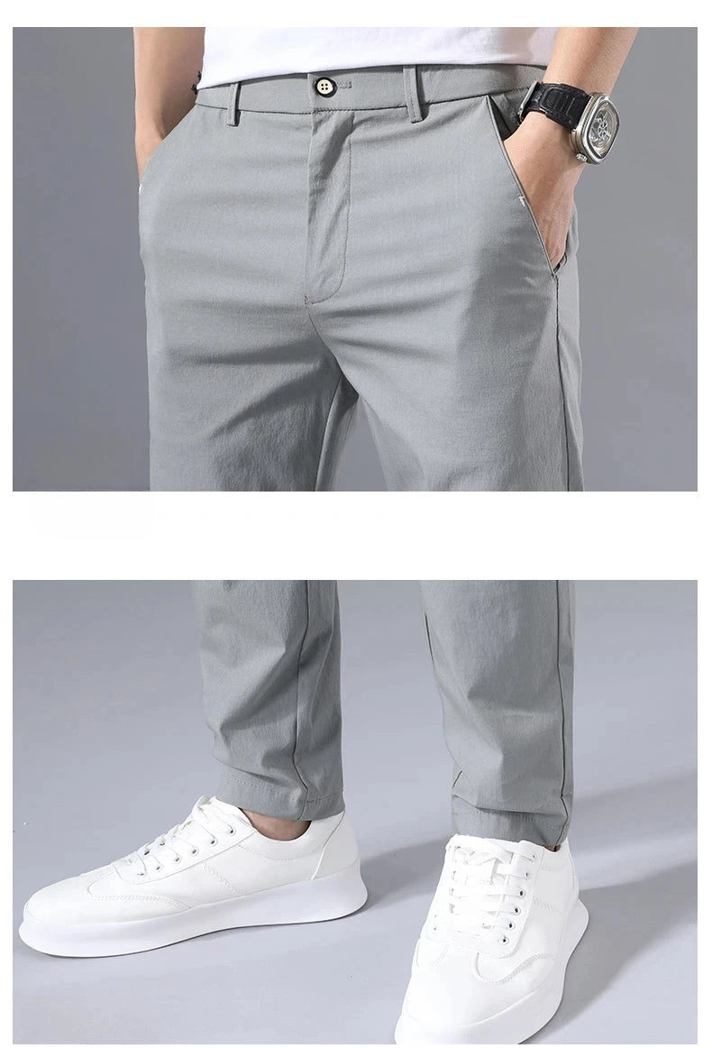 Men's Slim Fit Casual Trousers