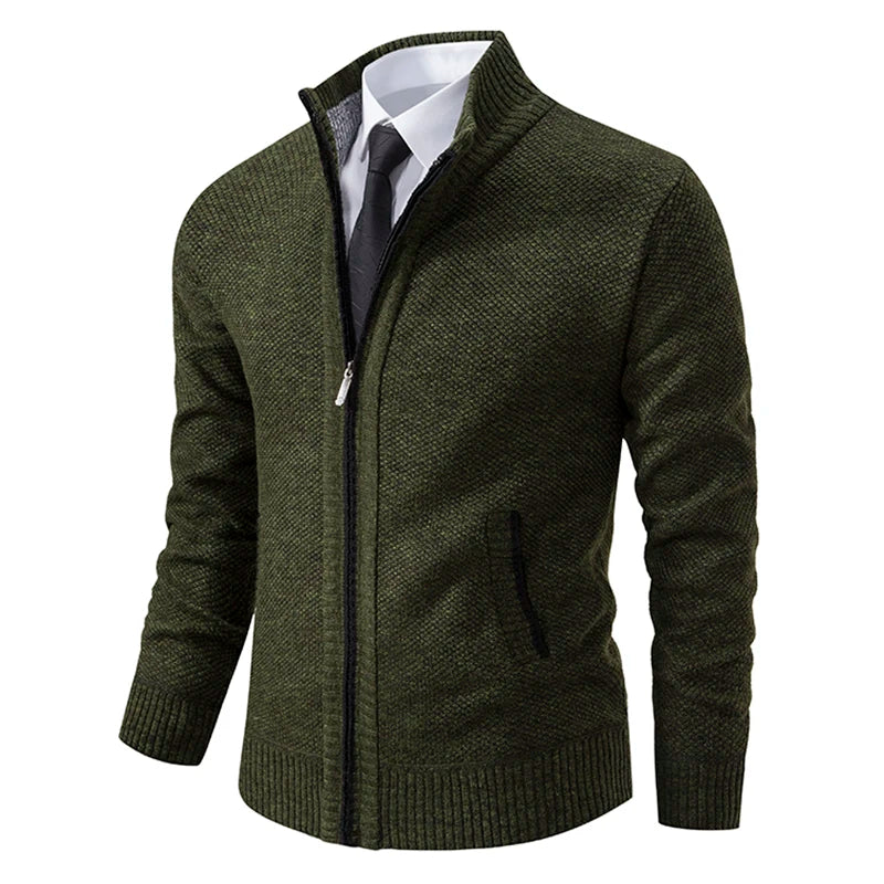 Men's Zip Knit Cardigan
