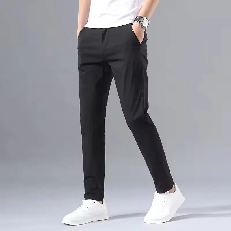 Men's Slim Fit Casual Trousers