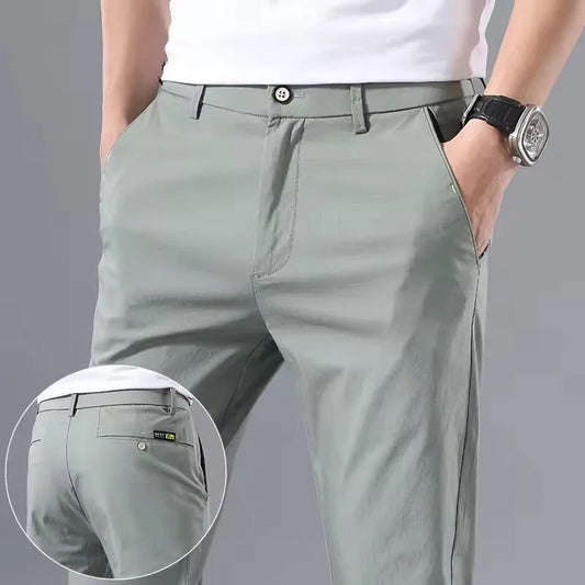 Men's Slim Fit Casual Trousers