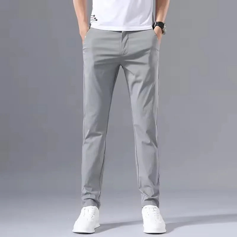 Men's Slim Fit Casual Trousers