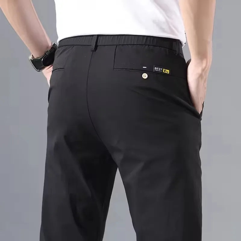 Men's Slim Fit Casual Trousers