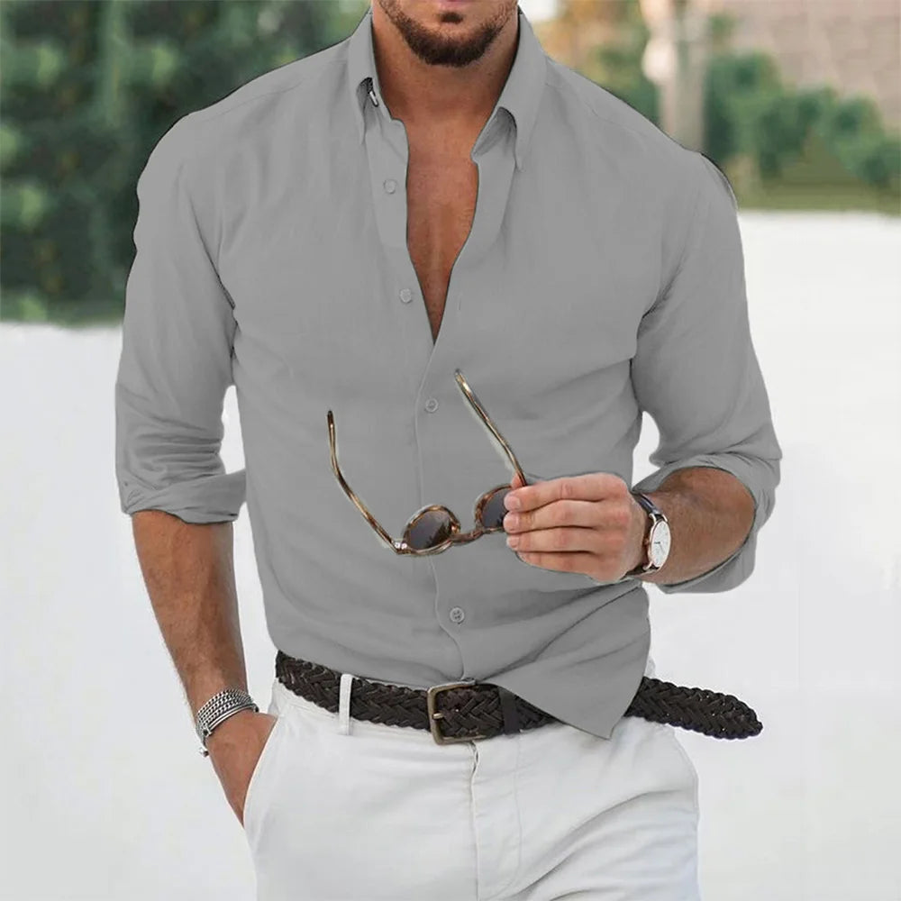 Men's Signature Linen shirt