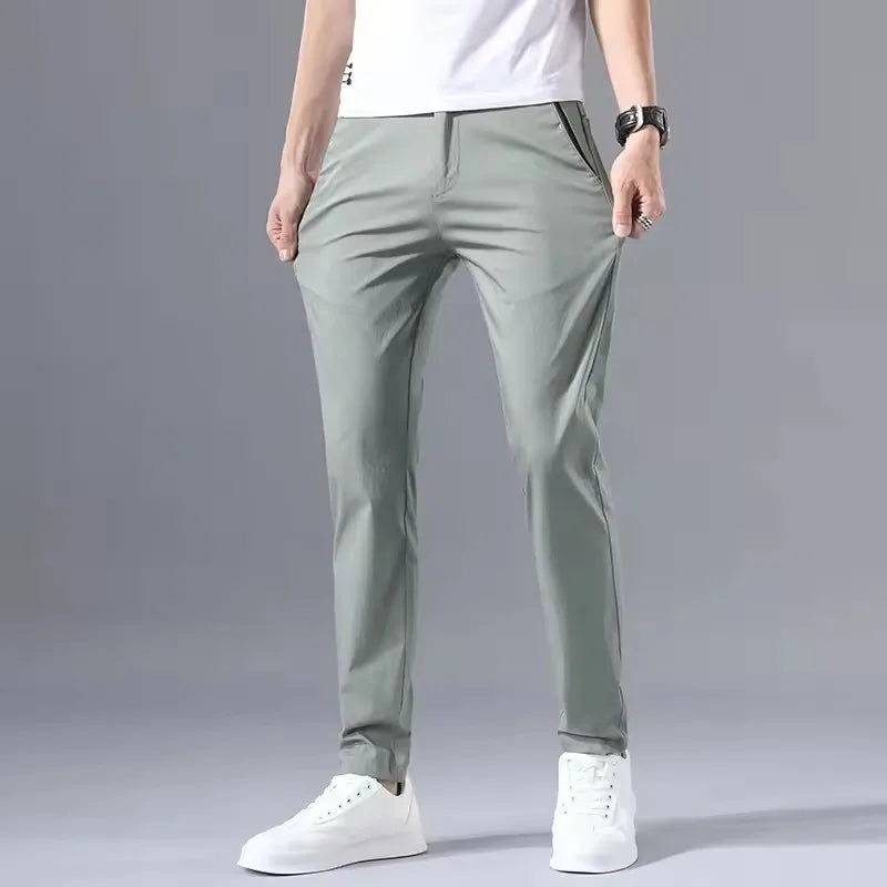 Men's Slim Fit Casual Trousers
