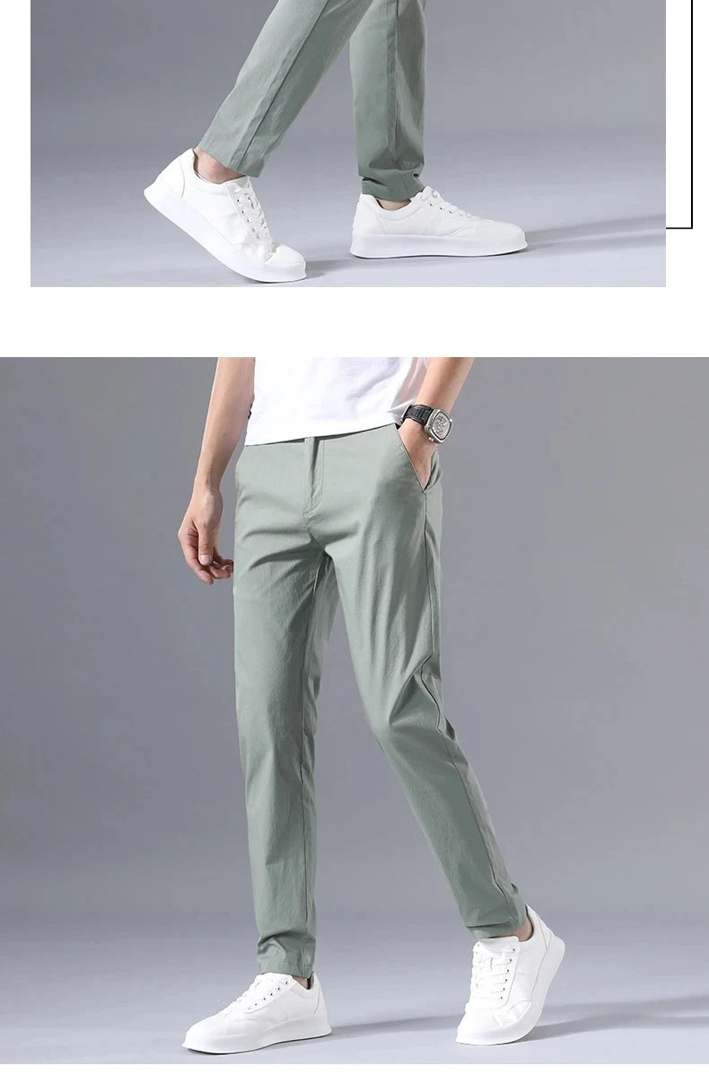 Men's Slim Fit Casual Trousers