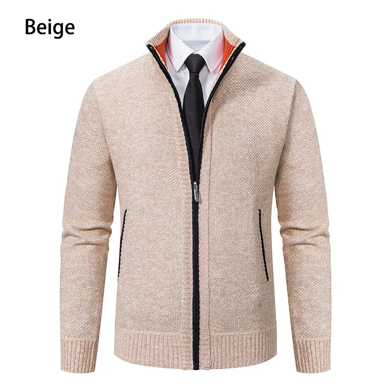 Men's Zip Knit Cardigan