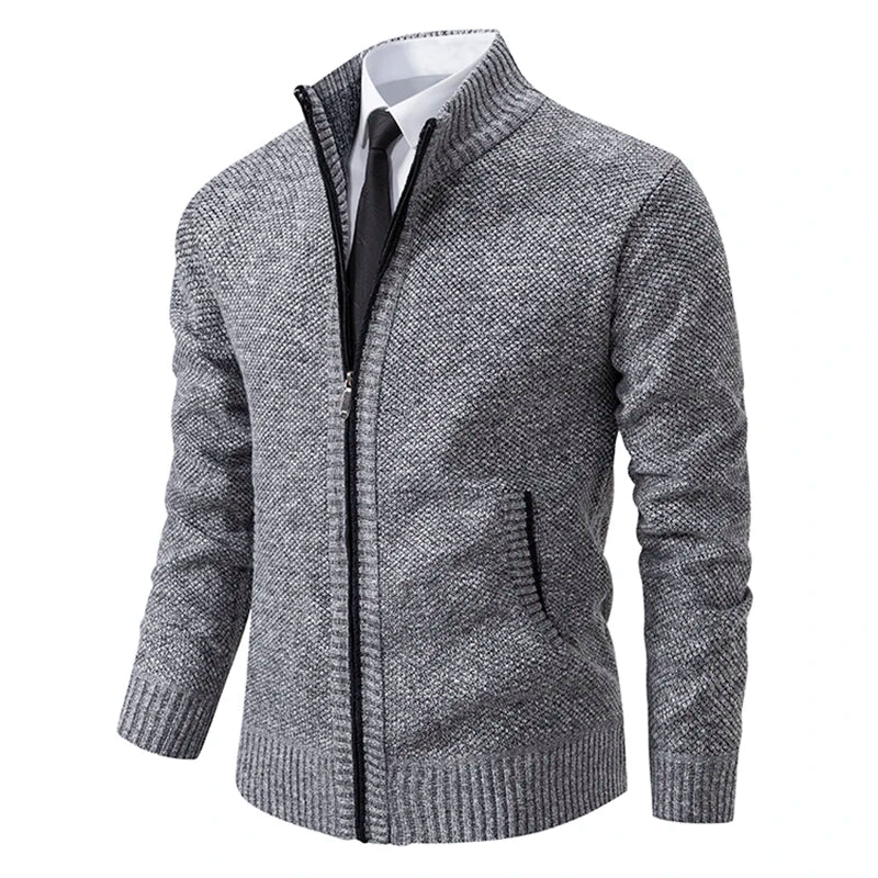 Men's Zip Knit Cardigan