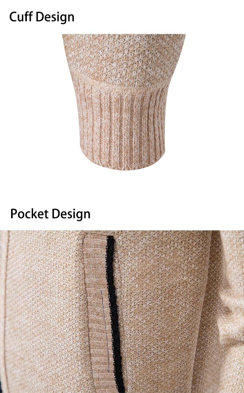Men's Zip Knit Cardigan