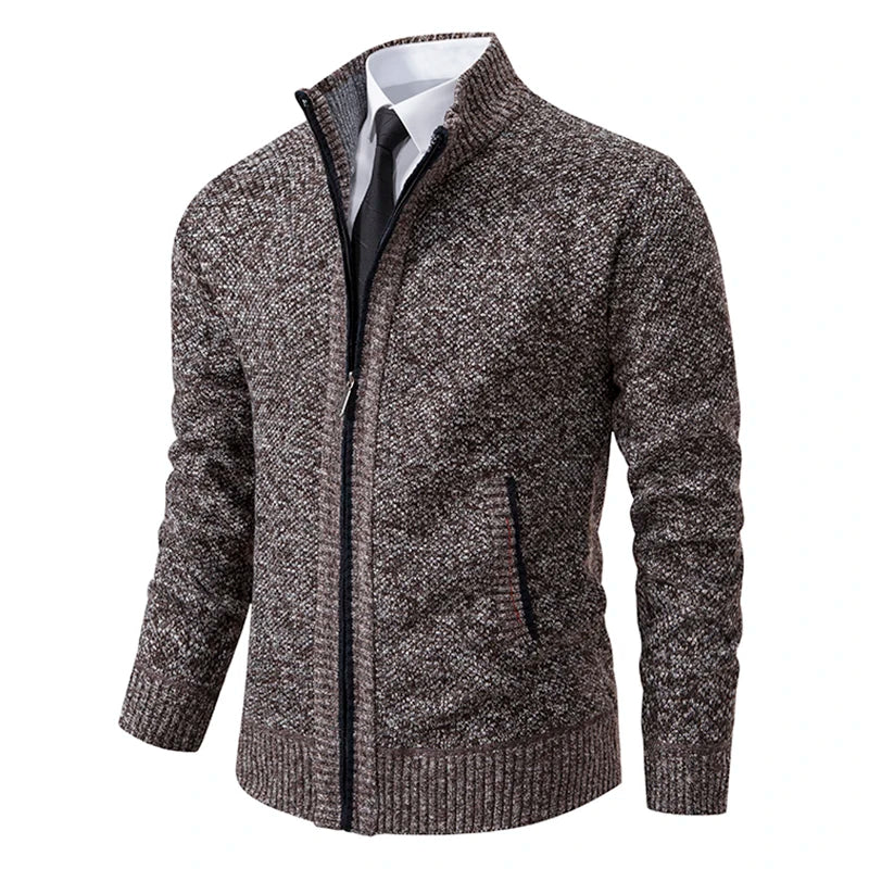 Men's Zip Knit Cardigan