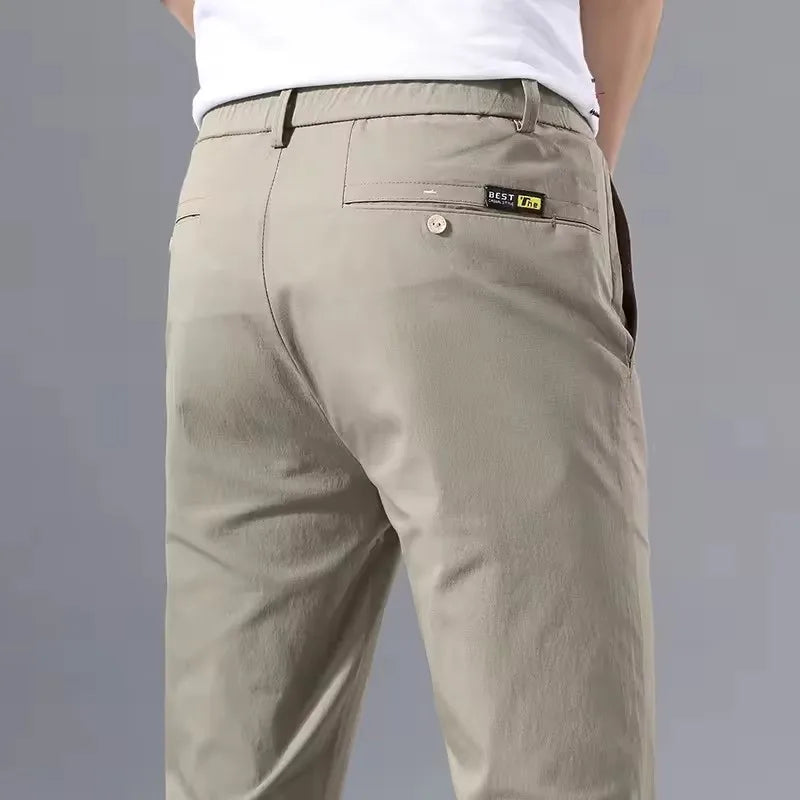 Men's Slim Fit Casual Trousers