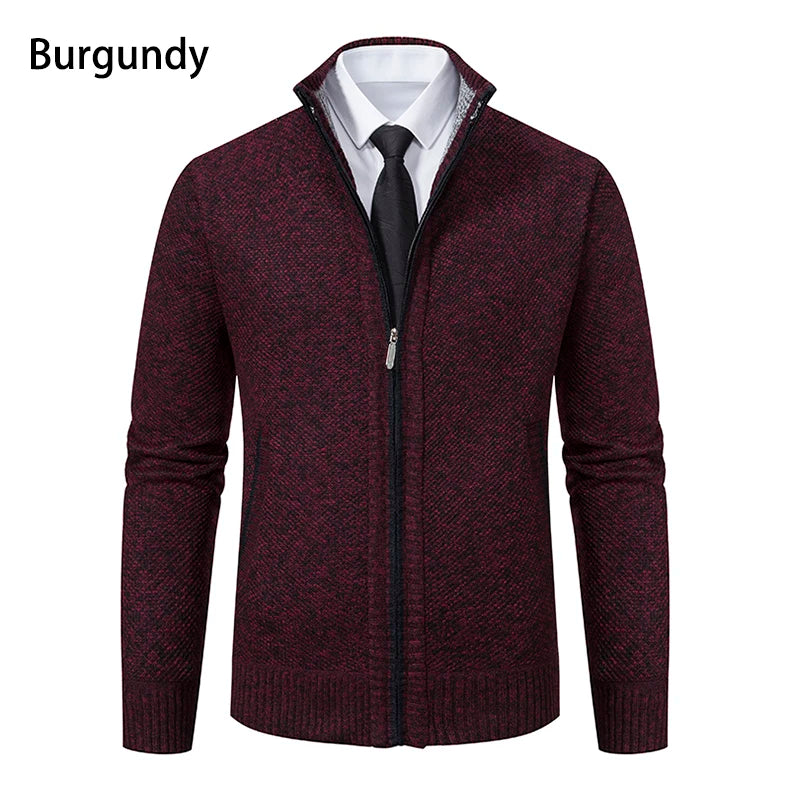 Men's Zip Knit Cardigan