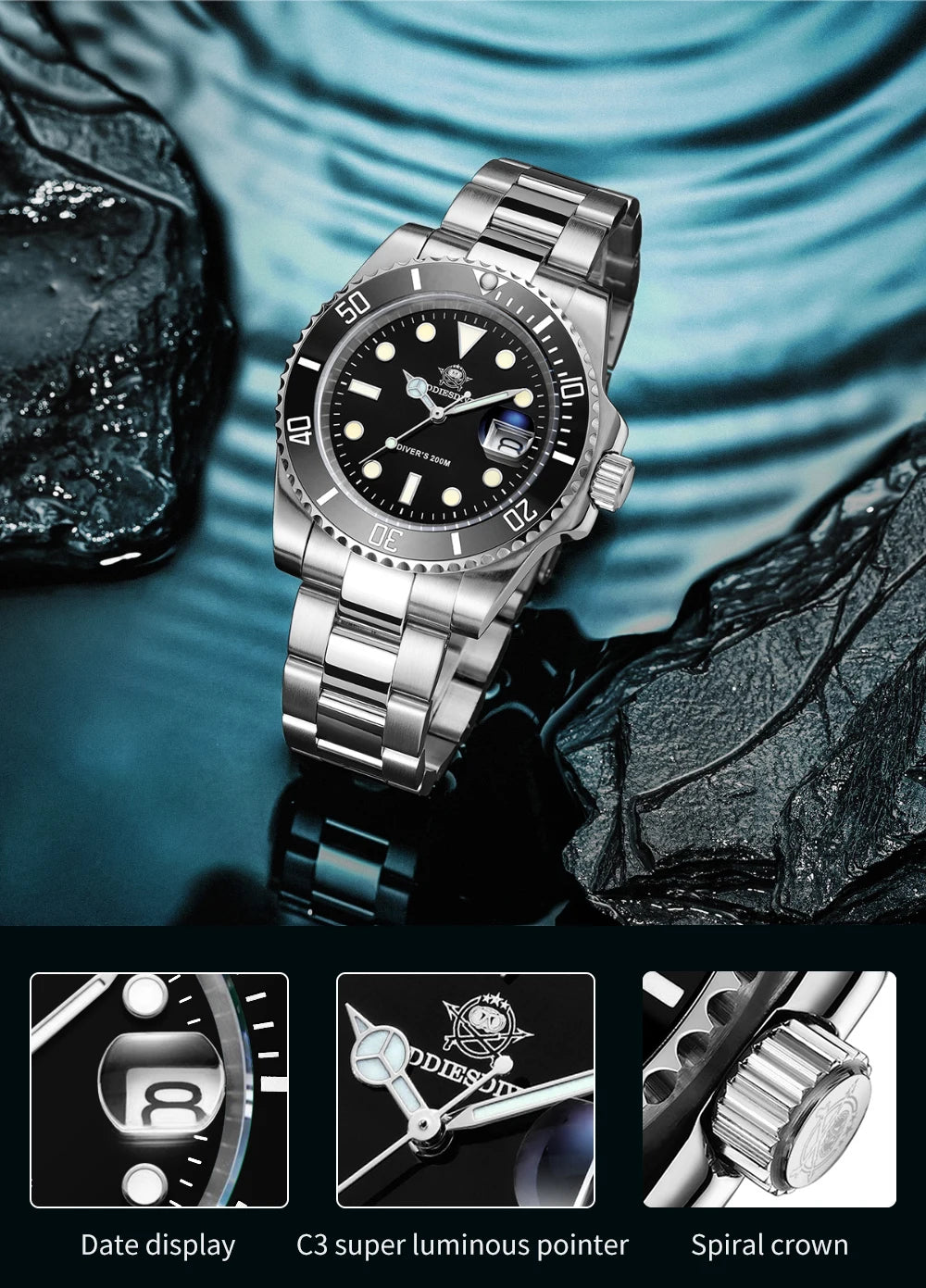 men's extravagant wristwatch