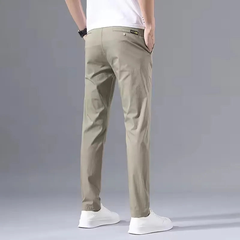 Men's Slim Fit Casual Trousers
