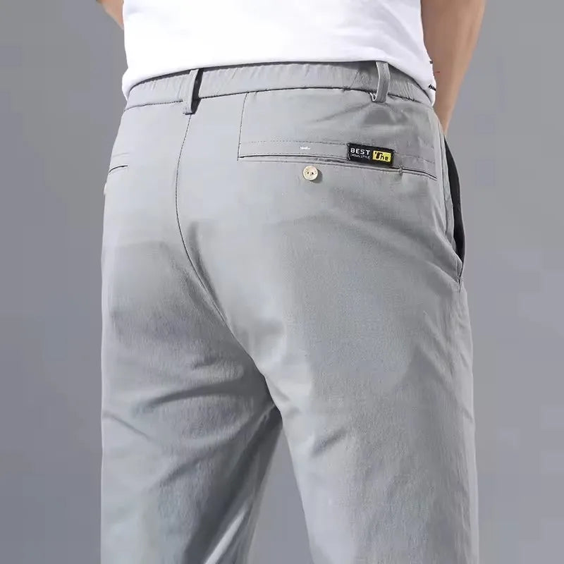 Men's Slim Fit Casual Trousers