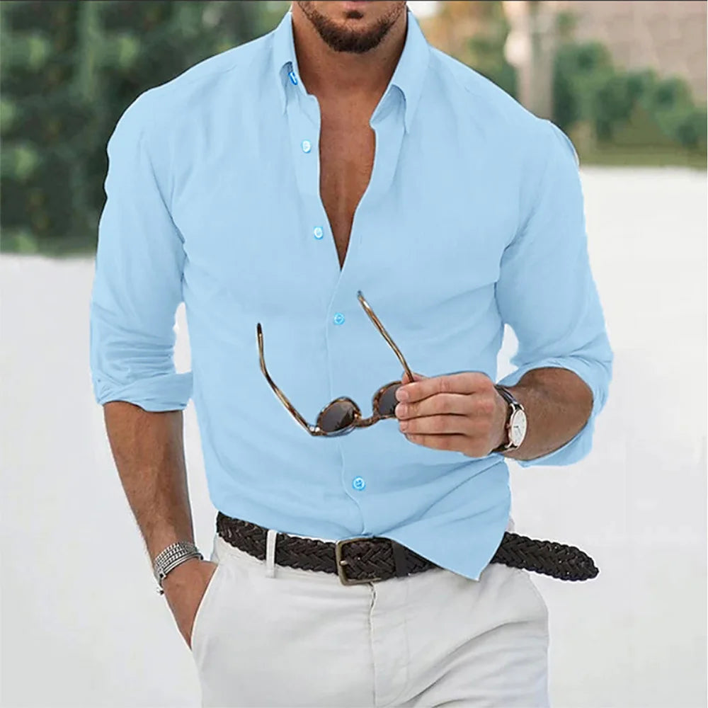 Men's Signature Linen shirt