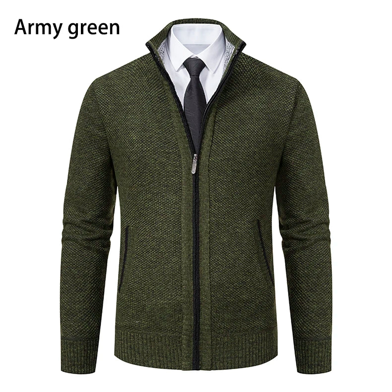 Men's Zip Knit Cardigan