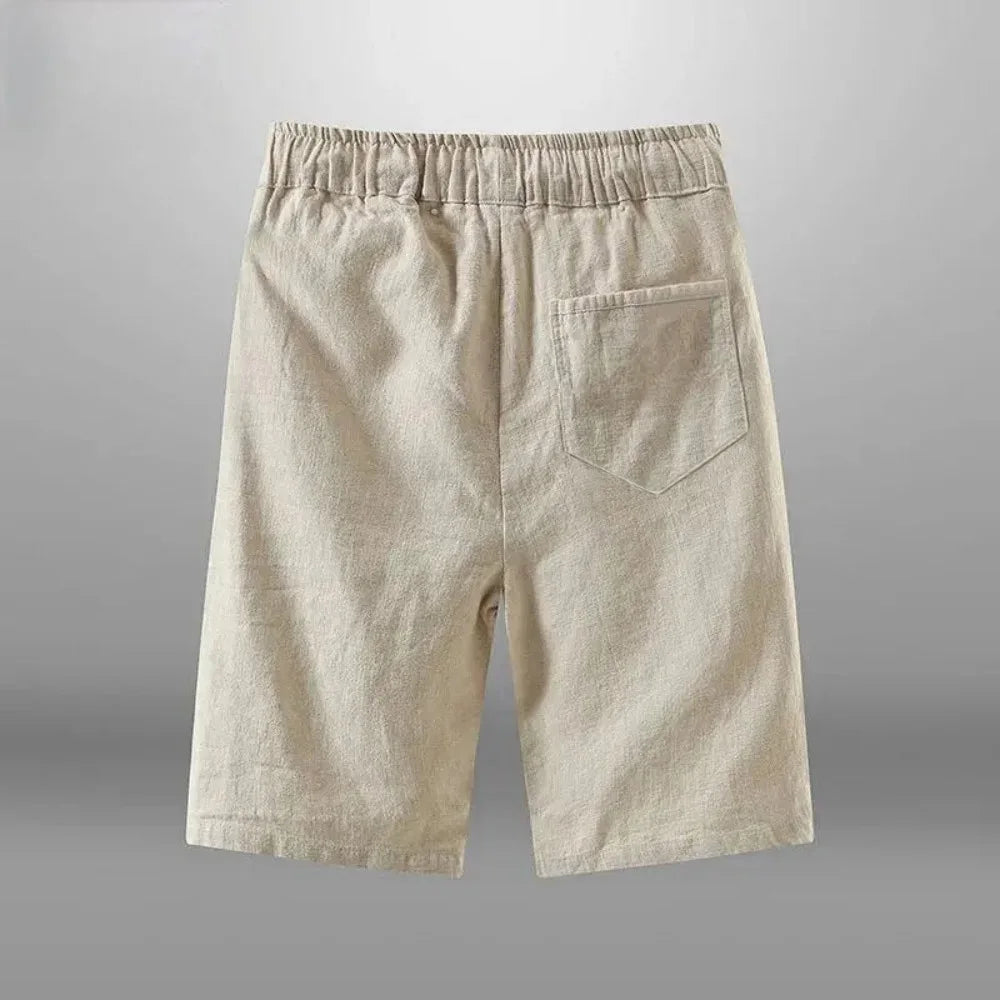 Men's Linen Drawstring Shorts
