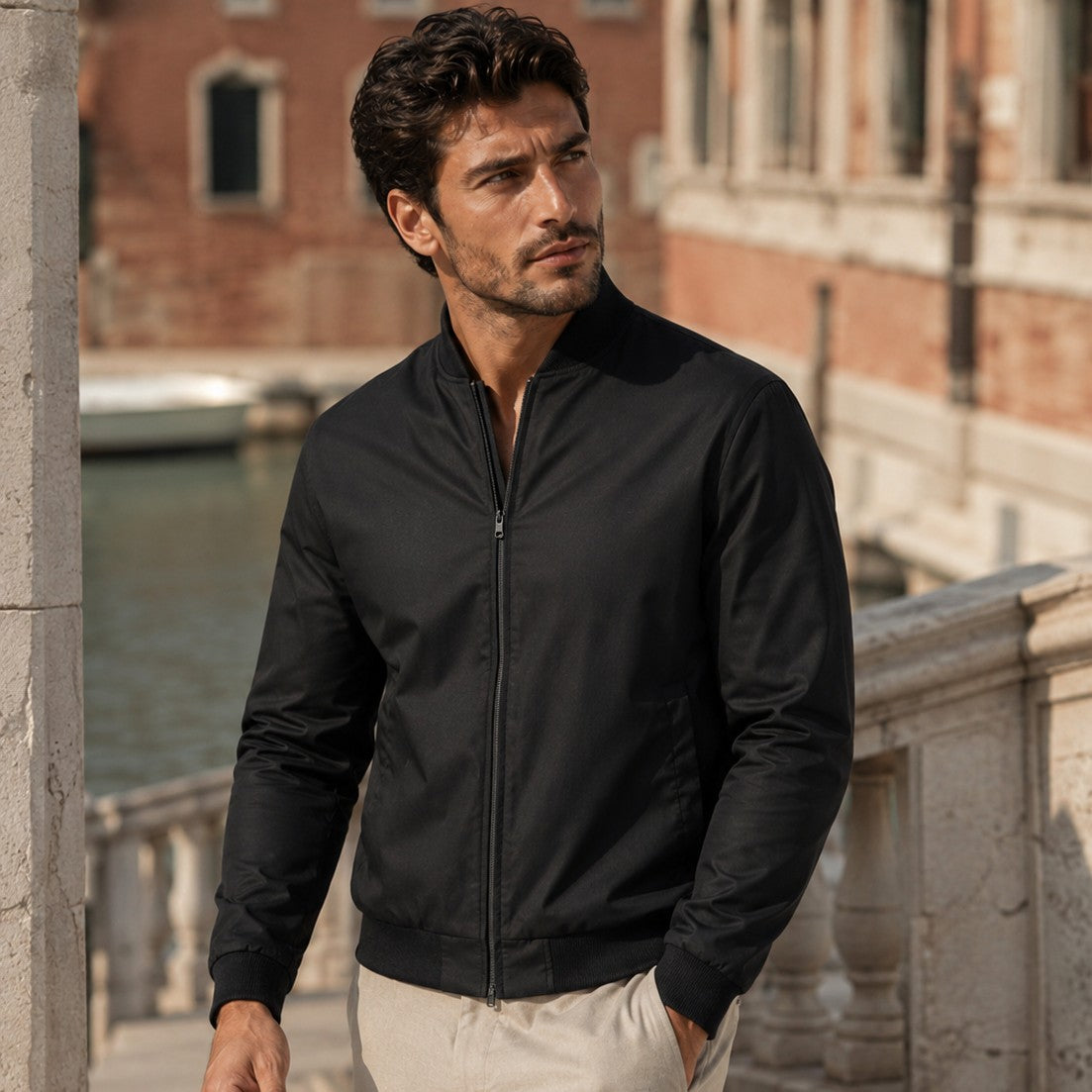 Men's Essential Bomber Jacket
